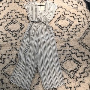 NWT striped jumpsuit